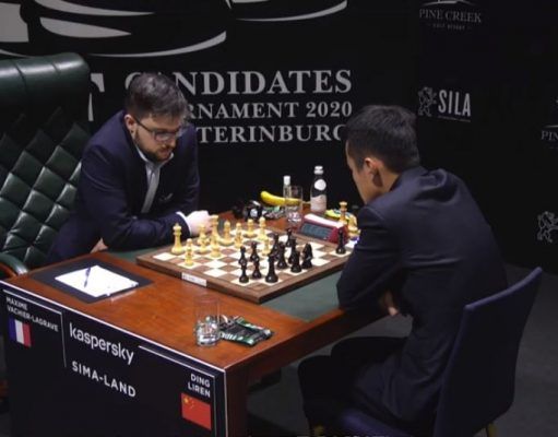 Torneo de Candidatos 2020 Ronda 2: Victorias de Caruana y Vachier-Lagrave