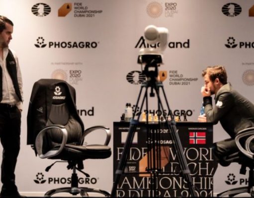 Tablas en 1er primer encuentro del Campeonato Mundial de Ajedrez Campeonato del Mundo