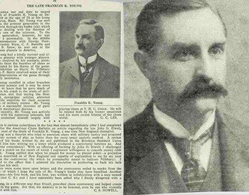 El jugador de ajedrez del que todos se burlaban: Franklin Knowles Young