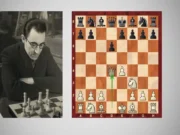 La variante Chekhover contra la Defensa Siciliana Diagrama de la variante variante-chekhover junto con una foto del creador de la variante