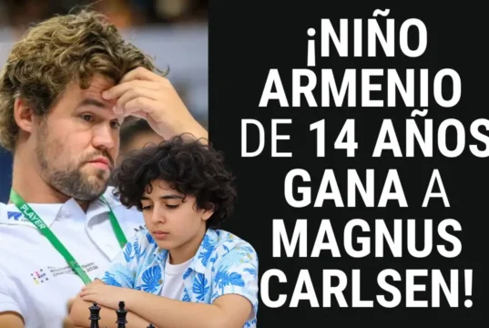 Magnus Carlsen pierde contra niño armenio de 14 años Ajedrez Inicio 1